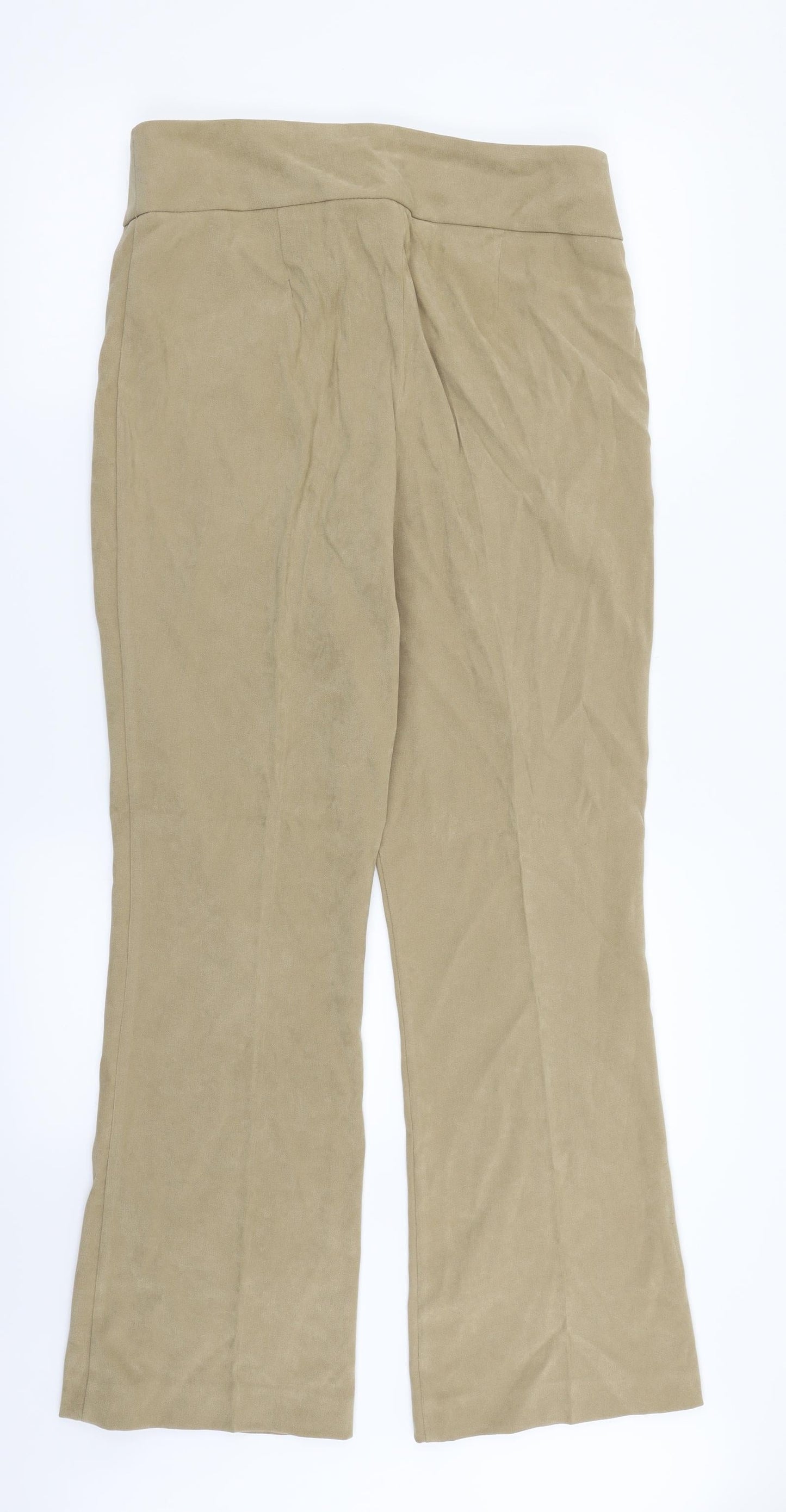Matalan Womens Beige   Trousers  Size 12 L29 in