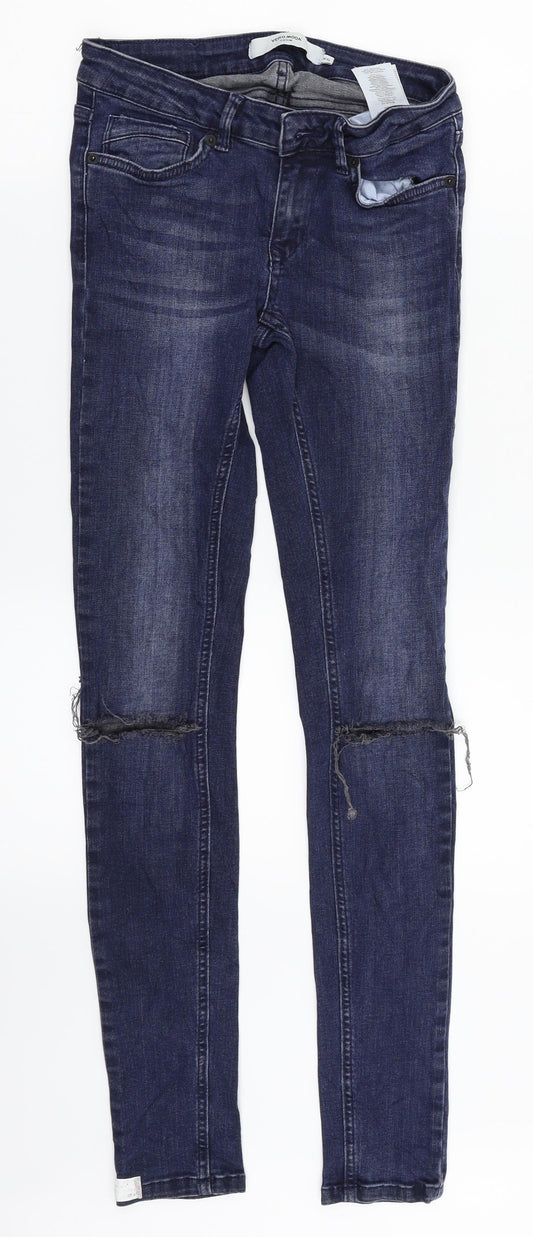 VERO MODA Womens Blue  Denim Skinny Jeans Size 26 in L32 in