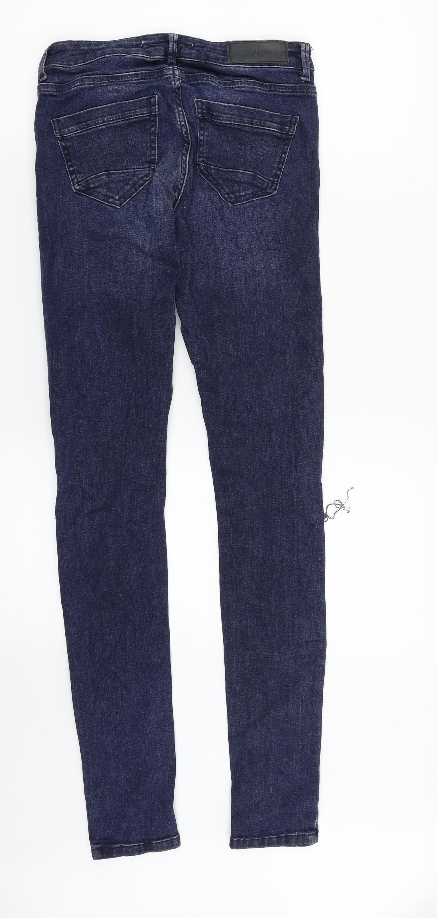 VERO MODA Womens Blue  Denim Skinny Jeans Size 26 in L32 in