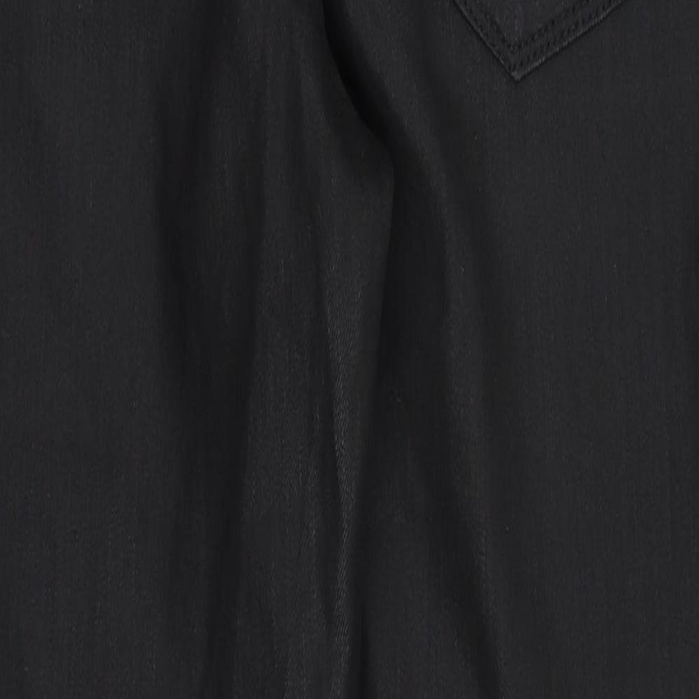 Preloved M&S Womens Black  Denim Straight Jeans Size 10 L27 in - Label