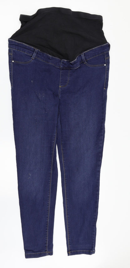 Preloved Dorothy Perkins Womens Blue  Denim Jegging Jeans Size 12 L28 in - Front