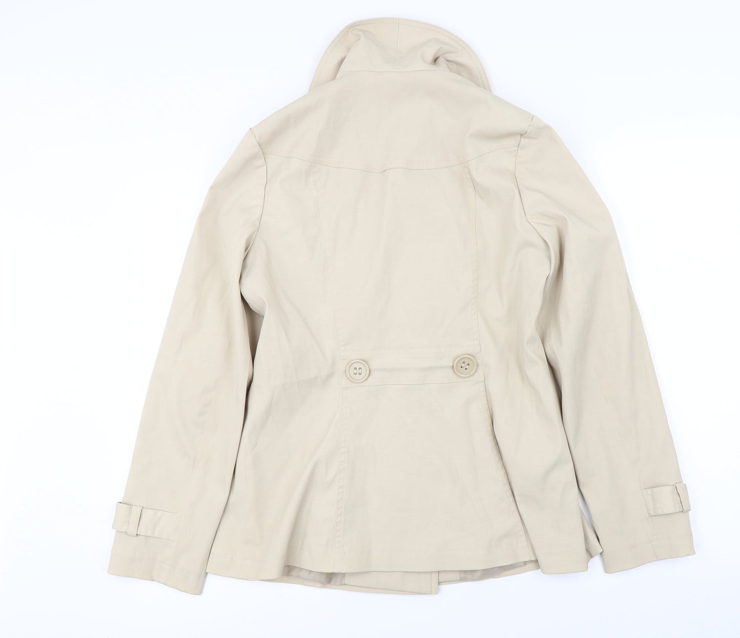 George  Womens Beige   Jacket Coat Size 12