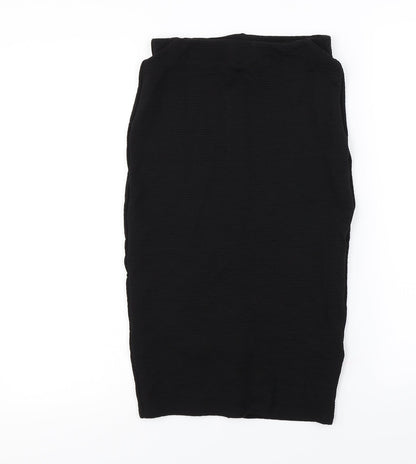 Preloved New Look  Womens Black   Bandage Skirt Size 8 - Front