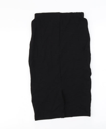 Preloved New Look  Womens Black   Bandage Skirt Size 8 - Back