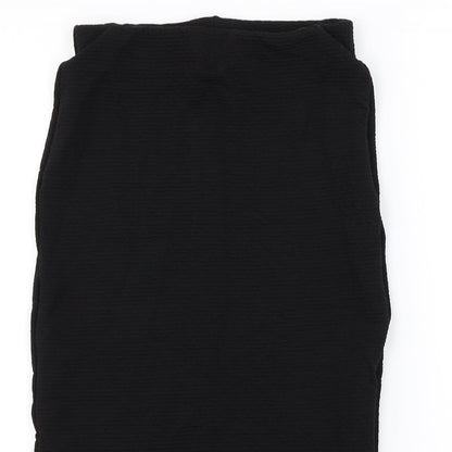 Preloved New Look  Womens Black   Bandage Skirt Size 8 - Detail