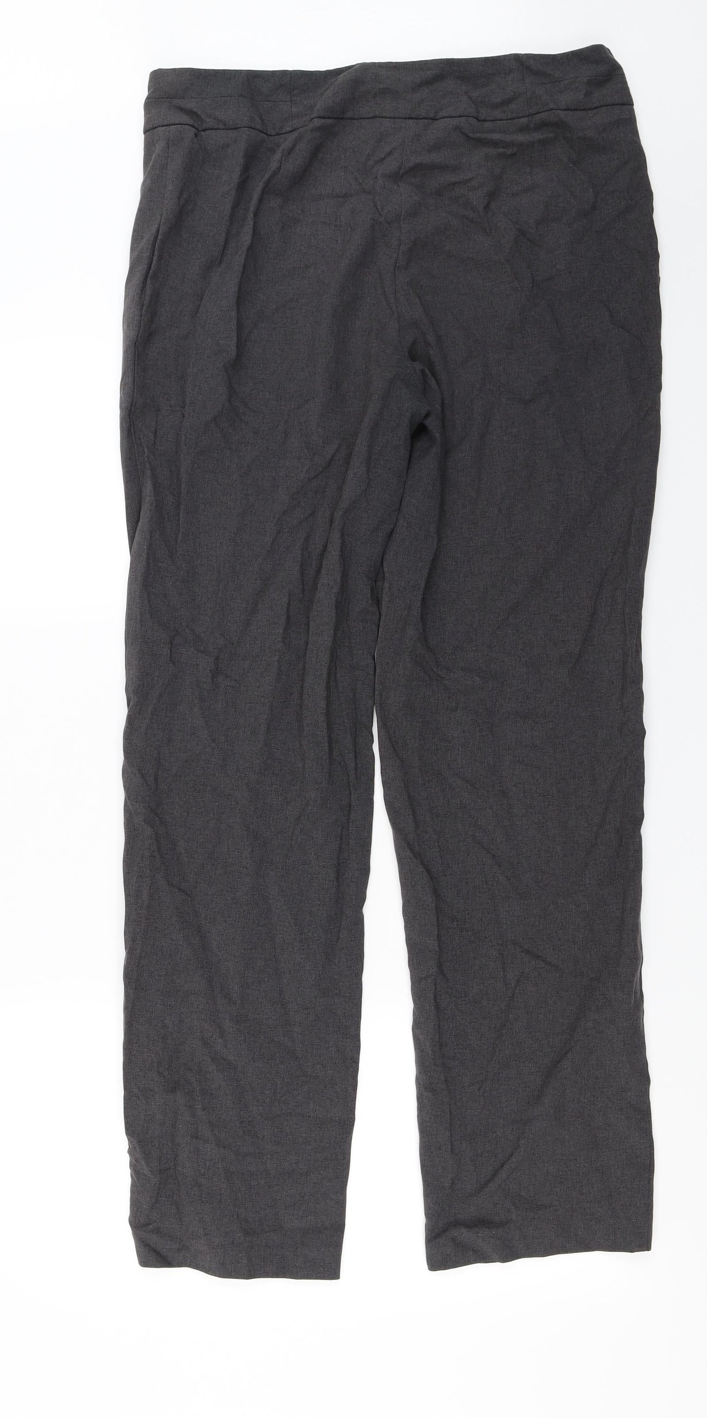 Marks and Spencer  Womens Grey   Trousers  Size 14 L28 in