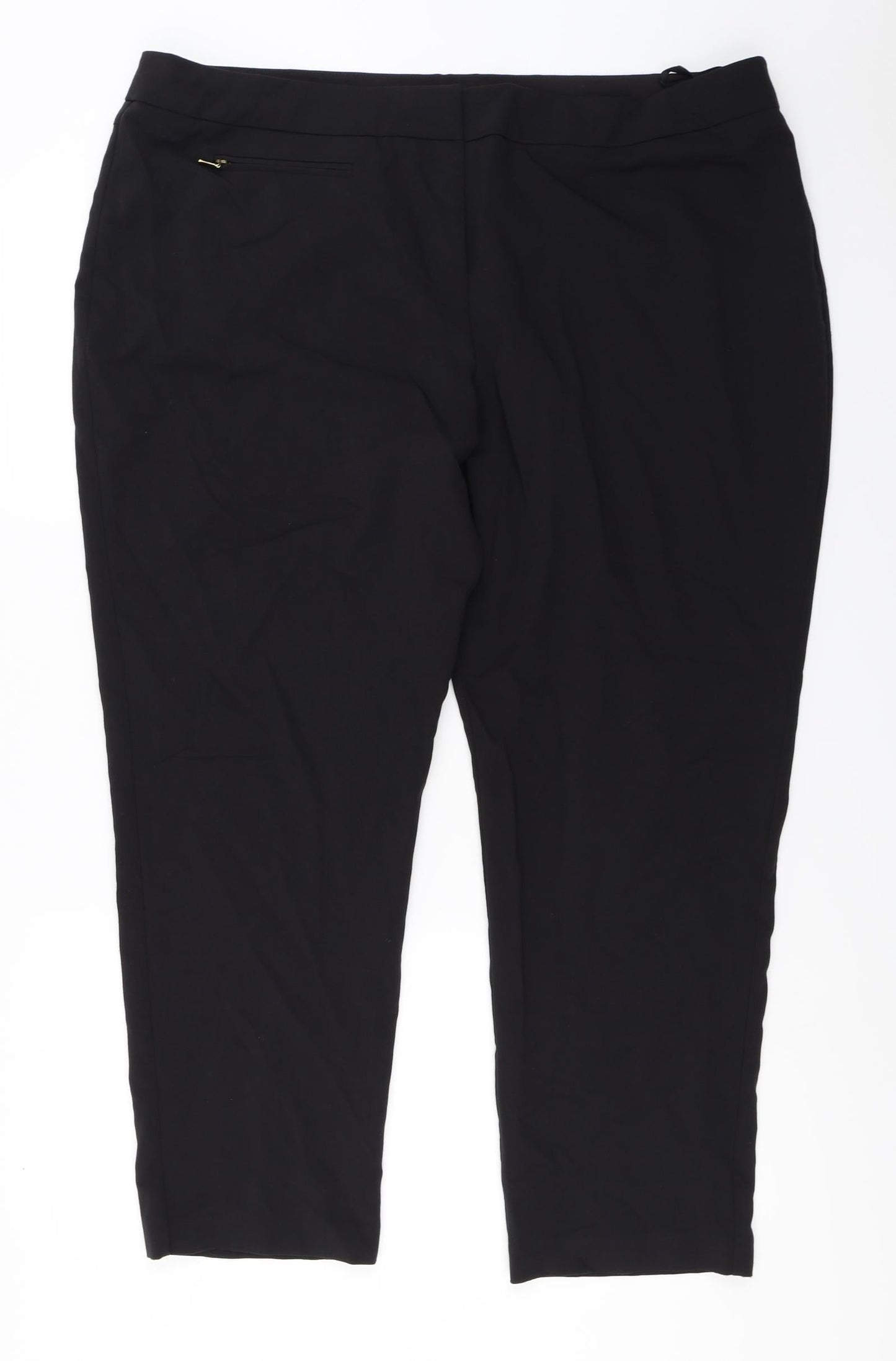 BM  Womens Black   Trousers  Size 20 L24 in