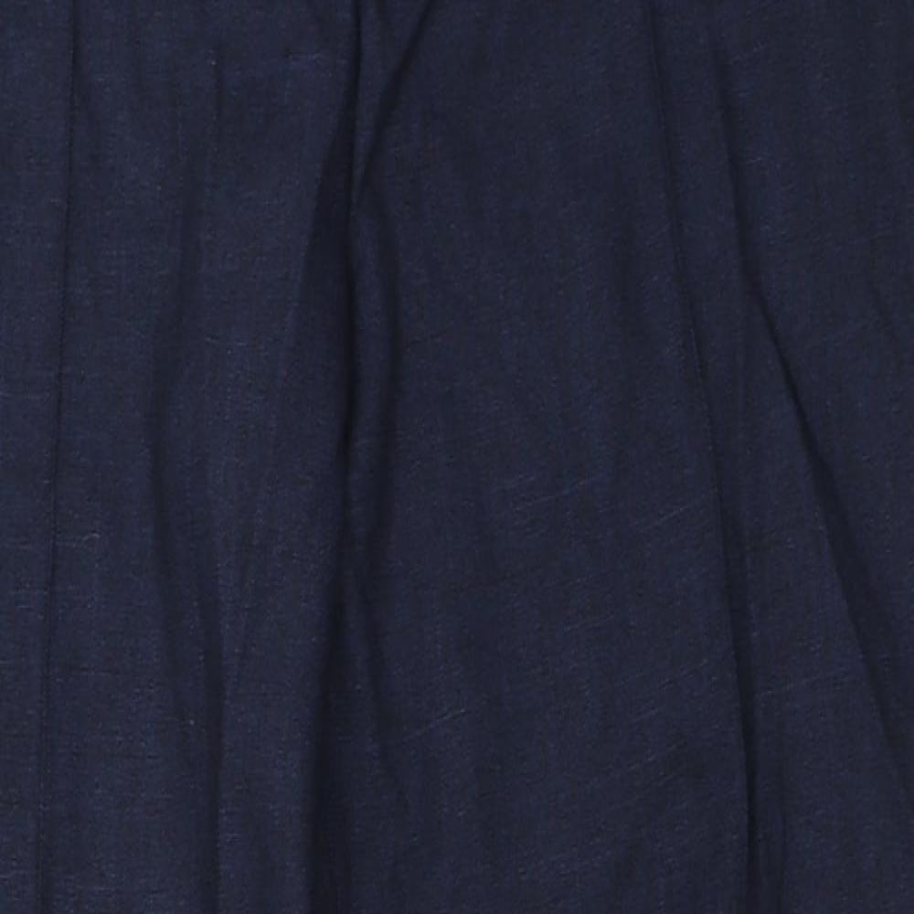 Marks and Spencer  Womens Blue   Trousers  Size 16 L26 in