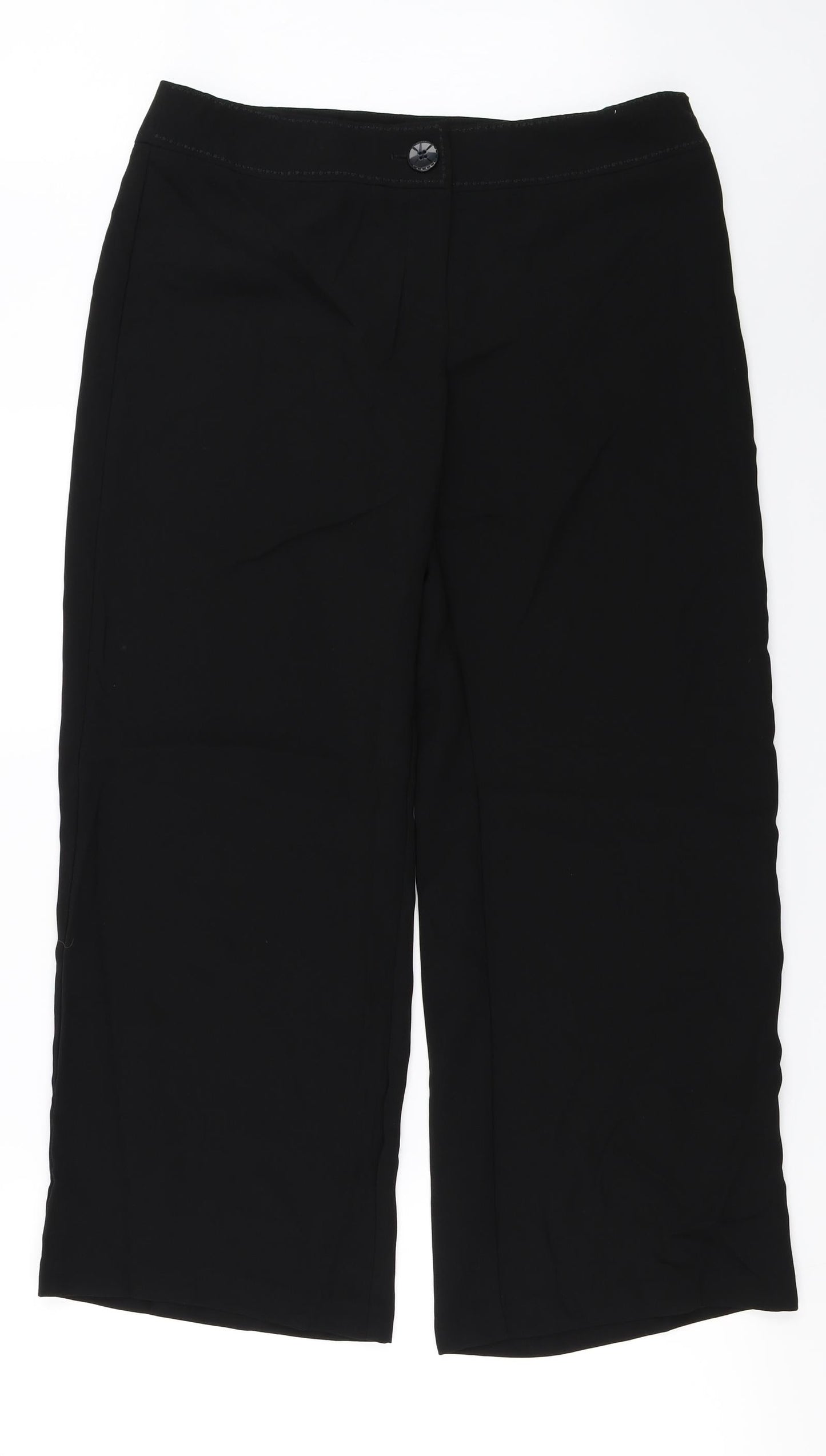 Marks and Spencer  Womens Black   Trousers  Size 14 L24 in