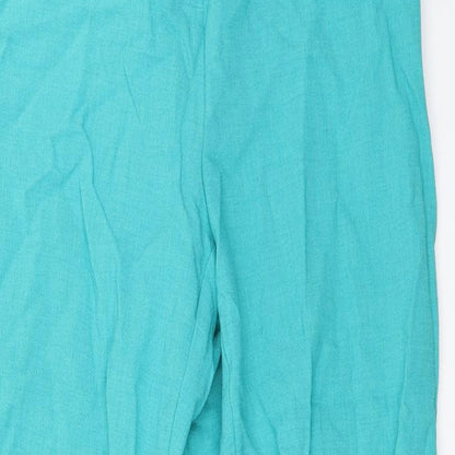 Preloved EWM  Womens Gold   Trousers  Size 12 L22 in - Detail