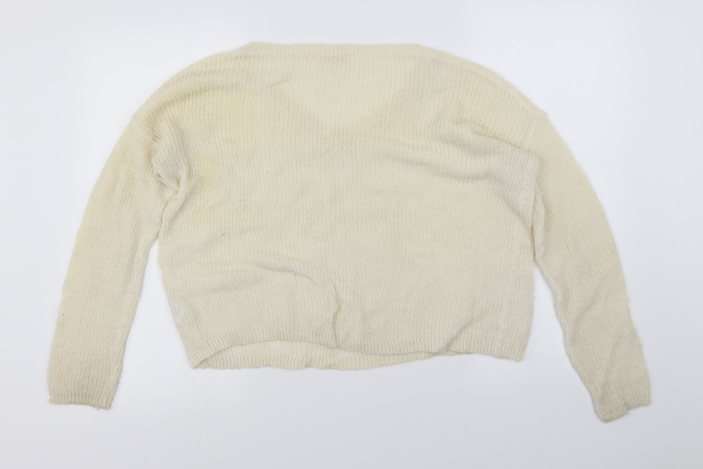 Grace & Milla  Womens Ivory   Pullover Jumper Size L