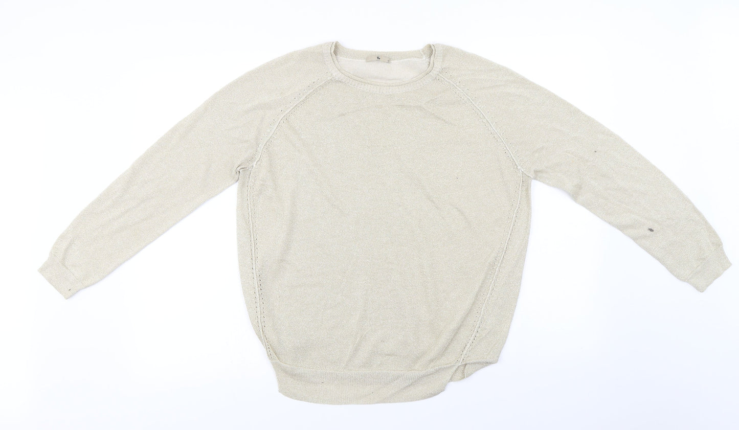 TU Womens Ivory   Pullover Jumper Size 12