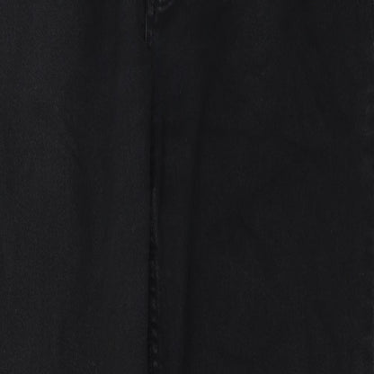 Preloved regular stretch Mens Black   Straight Jeans Size 32 in L25 in - Detail
