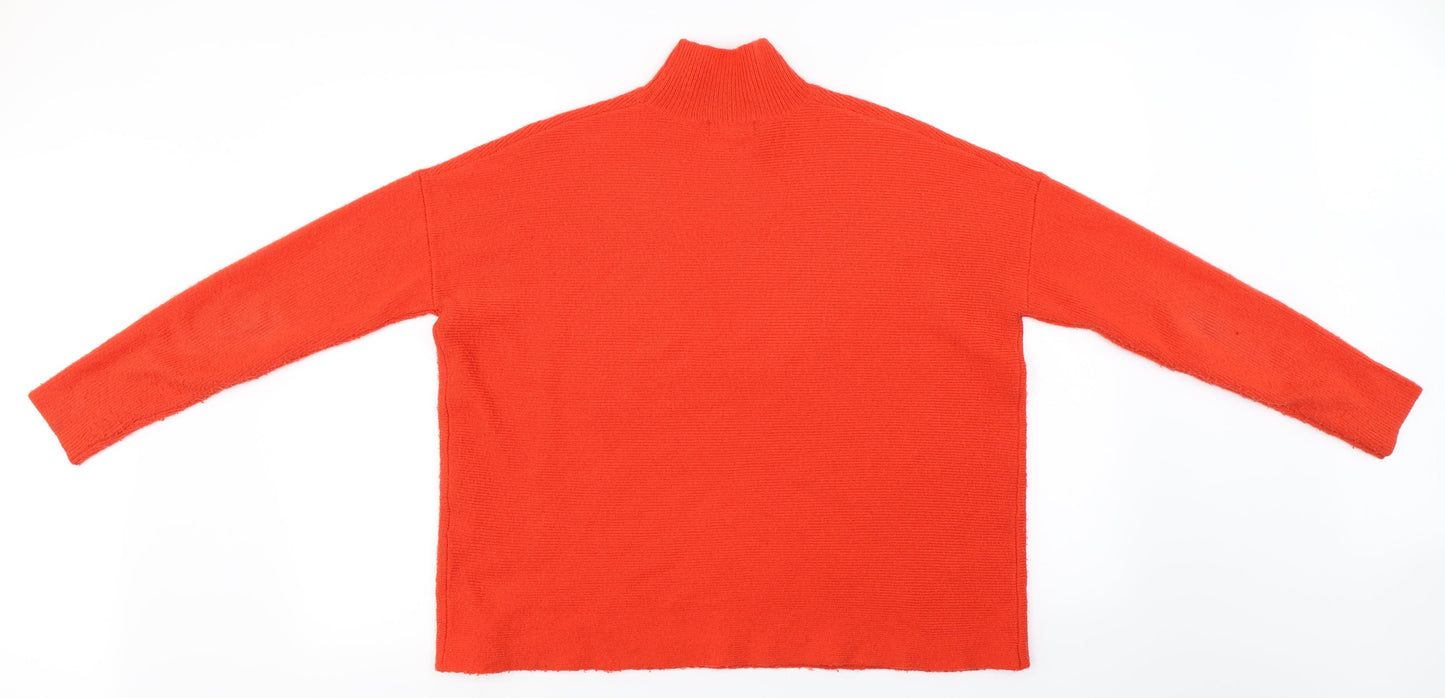 Warehouse  Womens Orange   Pullover Jumper Size S