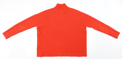 Preloved Warehouse  Womens Orange   Pullover Jumper Size S - Back