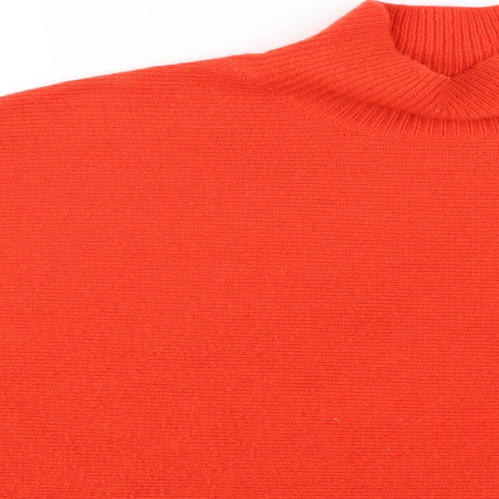 Warehouse  Womens Orange   Pullover Jumper Size S