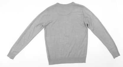 Preloved industrialize  Mens Grey   Pullover Jumper Size S - Back