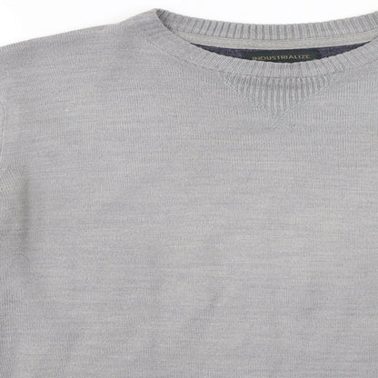 Preloved industrialize  Mens Grey   Pullover Jumper Size S - Detail