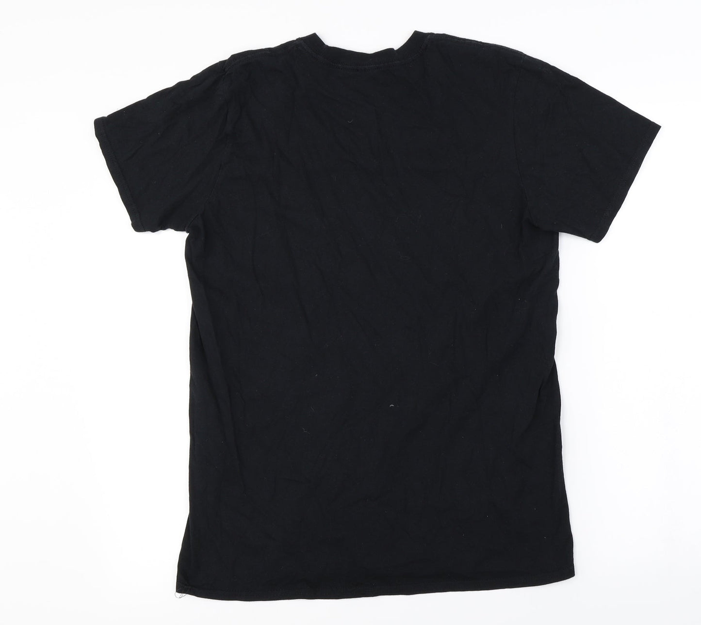 Gildan  Womens Black   Basic T-Shirt Size M