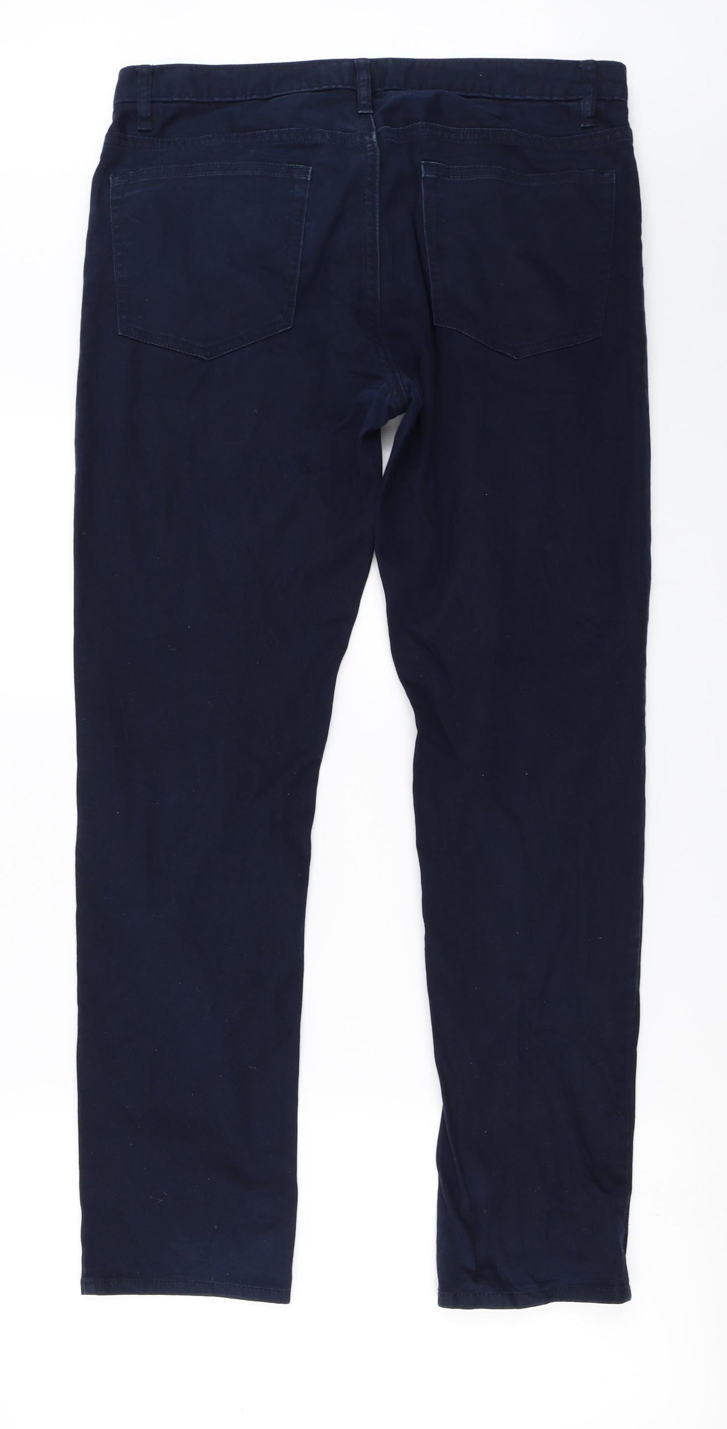 H&M Womens Blue   Trousers  Size 34 in L28 in