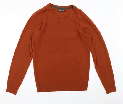 Preloved Peacocks  Mens Brown   Pullover Jumper Size S - Front