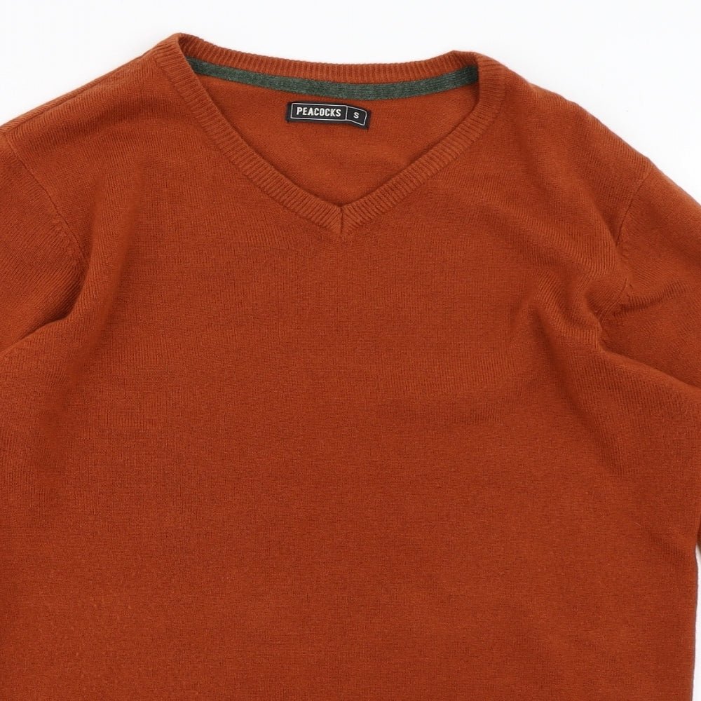 Peacocks  Mens Brown   Pullover Jumper Size S