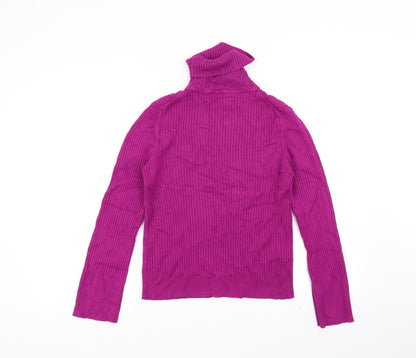 Preloved Precis Womens Purple   Pullover Jumper Size L - Front