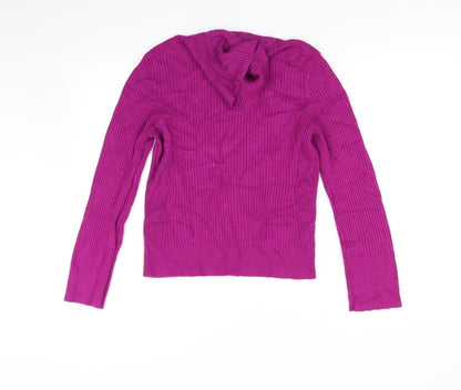 Preloved Precis Womens Purple   Pullover Jumper Size L - Back