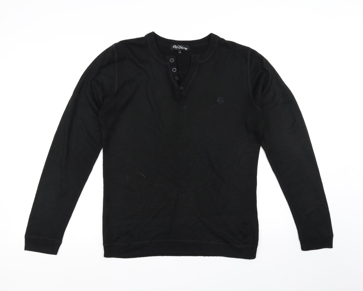 Red Herring Womens Black   Pullover Jumper Size S
