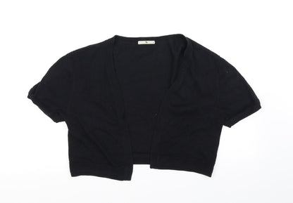 Preloved TU Womens Black   Cardigan Jumper Size 12 - Front