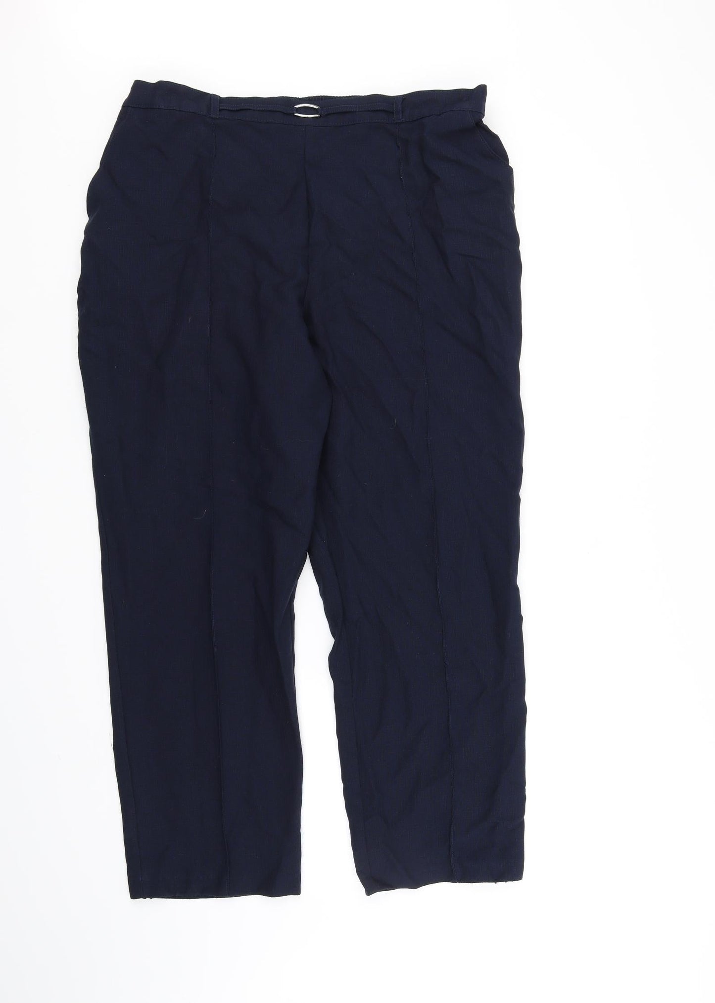 Marks and Spencer Womens Blue   Trousers  Size 16 L27 in