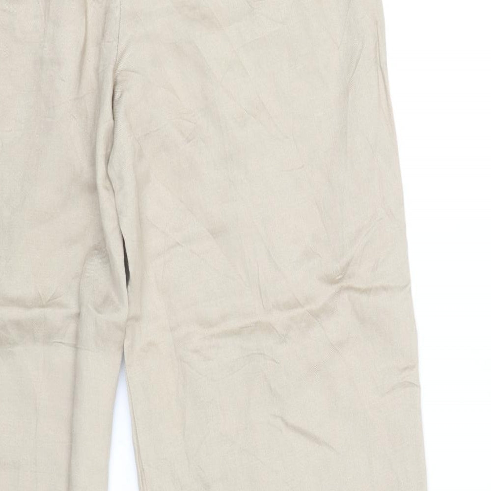 F&F Womens Beige   Trousers  Size 12 L35 in