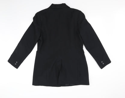 Preloved Jessica Reid Womens Black   Jacket Blazer Size 14 - Back