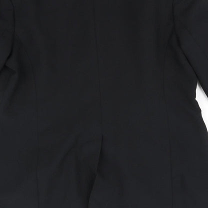 Preloved Jessica Reid Womens Black   Jacket Blazer Size 14 - Label