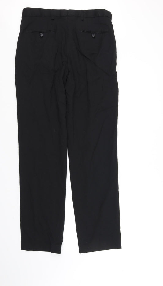Marks and Spencer Womens Black   Trousers  Size M L32 in
