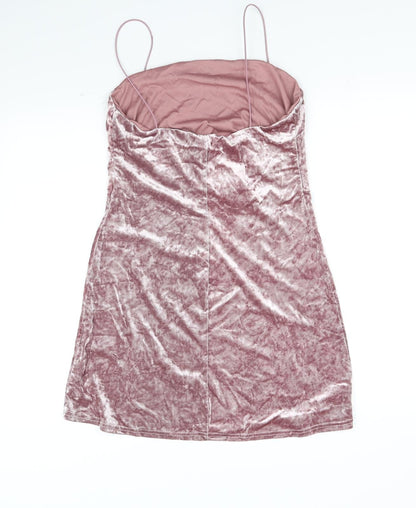 Preloved New Look Womens Pink   Basic Tank Size 14 - Back