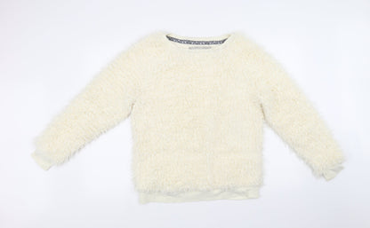 Preloved TU Womens Beige   Pullover Jumper Size M - Front