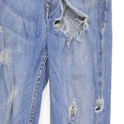 Preloved Topman Mens Blue   Straight Jeans Size M L32 in - Detail