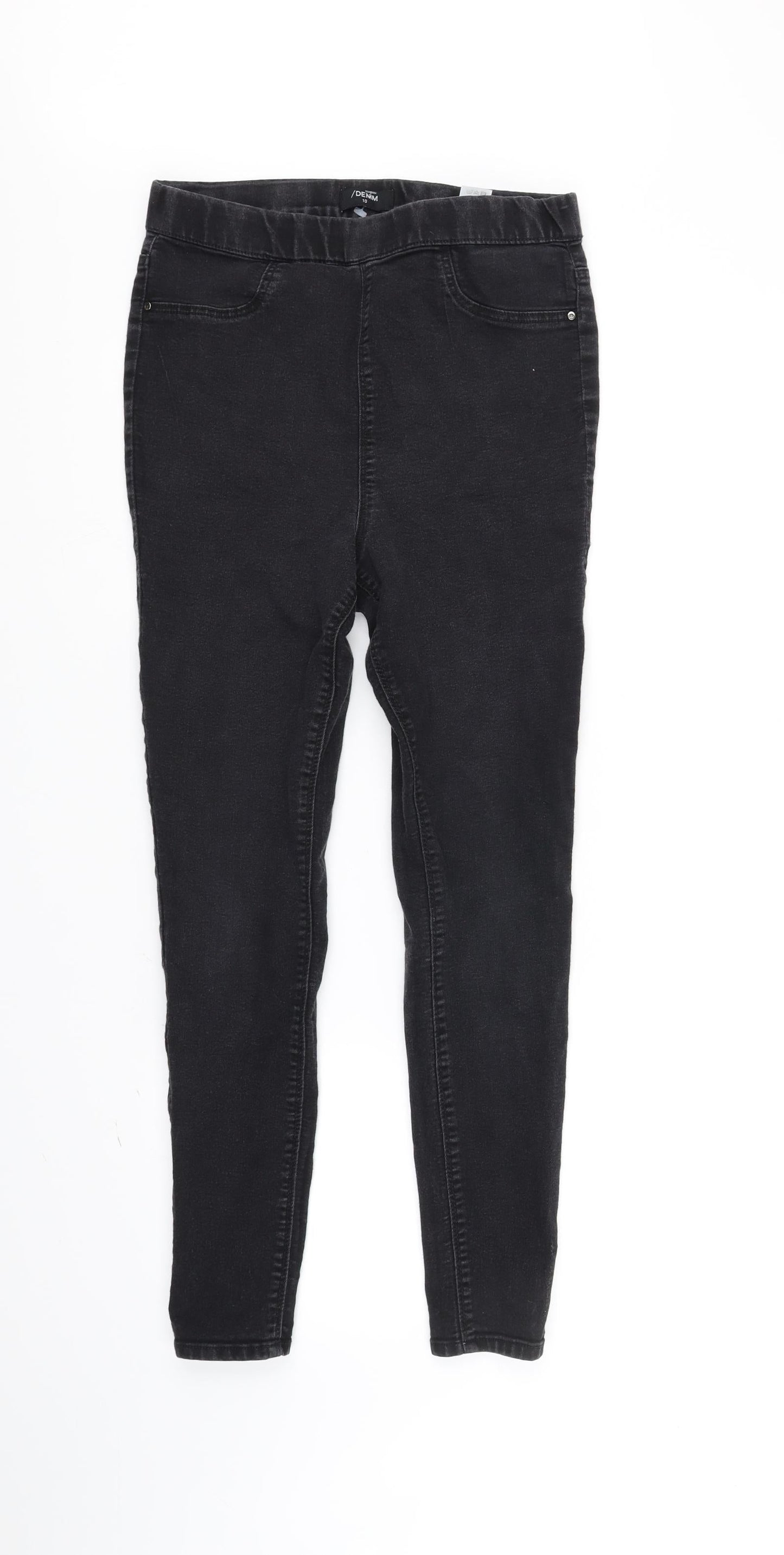 Matalan Womens Grey   Straight Jeans Size 10 L30 in