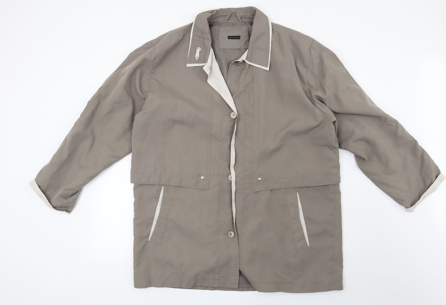 Janique Womens Green   Jacket  Size XL