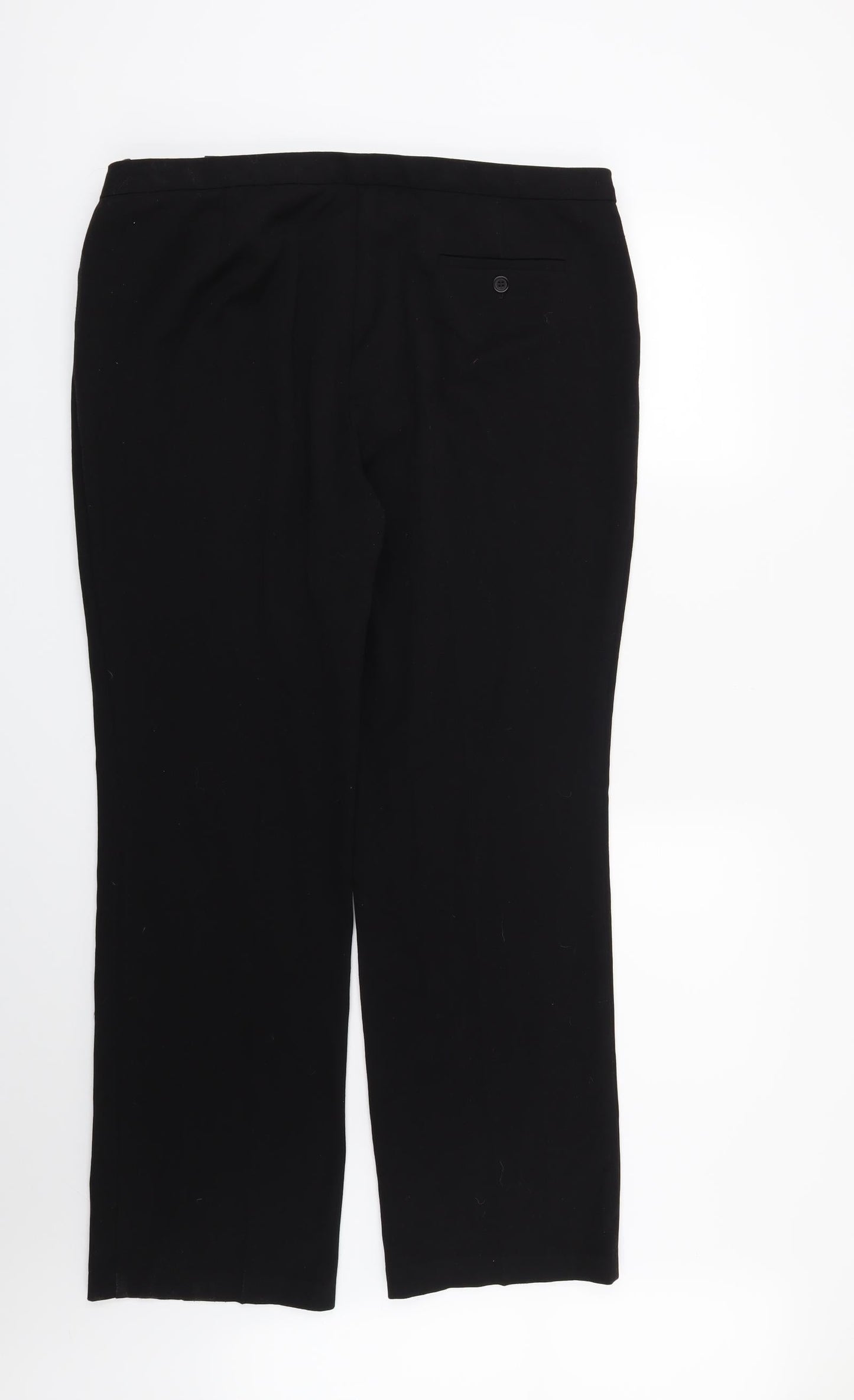 Marks and Spencer Womens Black   Trousers  Size 18 L31 in