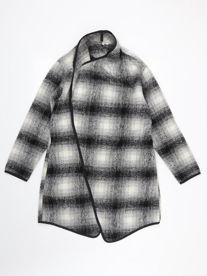 Preloved Red Herring Womens Grey Check  Jacket  Size 10 - Front