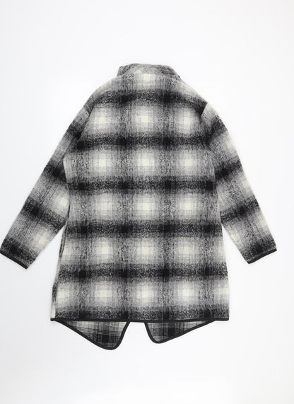 Preloved Red Herring Womens Grey Check  Jacket  Size 10 - Back