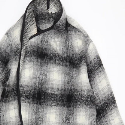 Preloved Red Herring Womens Grey Check  Jacket  Size 10 - Detail