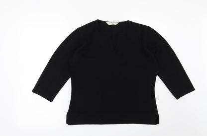 Preloved Dorothy Perkins Womens Black   Pullover Jumper Size 16 - Front