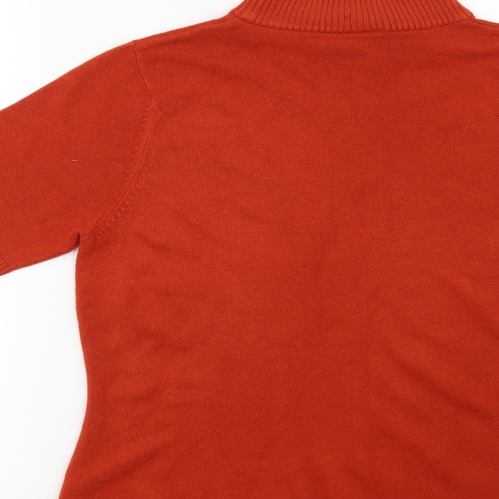 BHS Womens Orange   Pullover Jumper Size 14