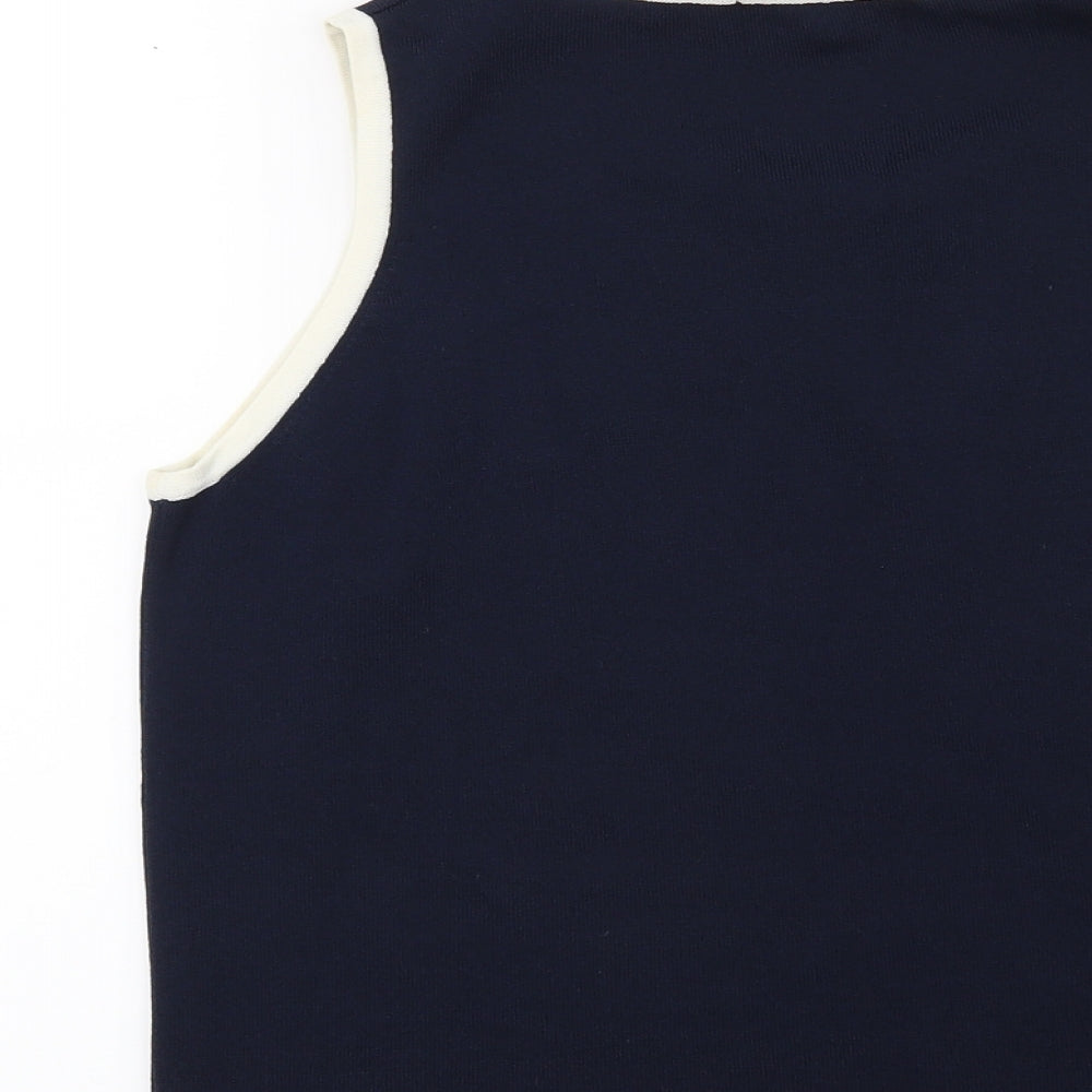 Casamia Womens Blue   Basic Blouse Size L