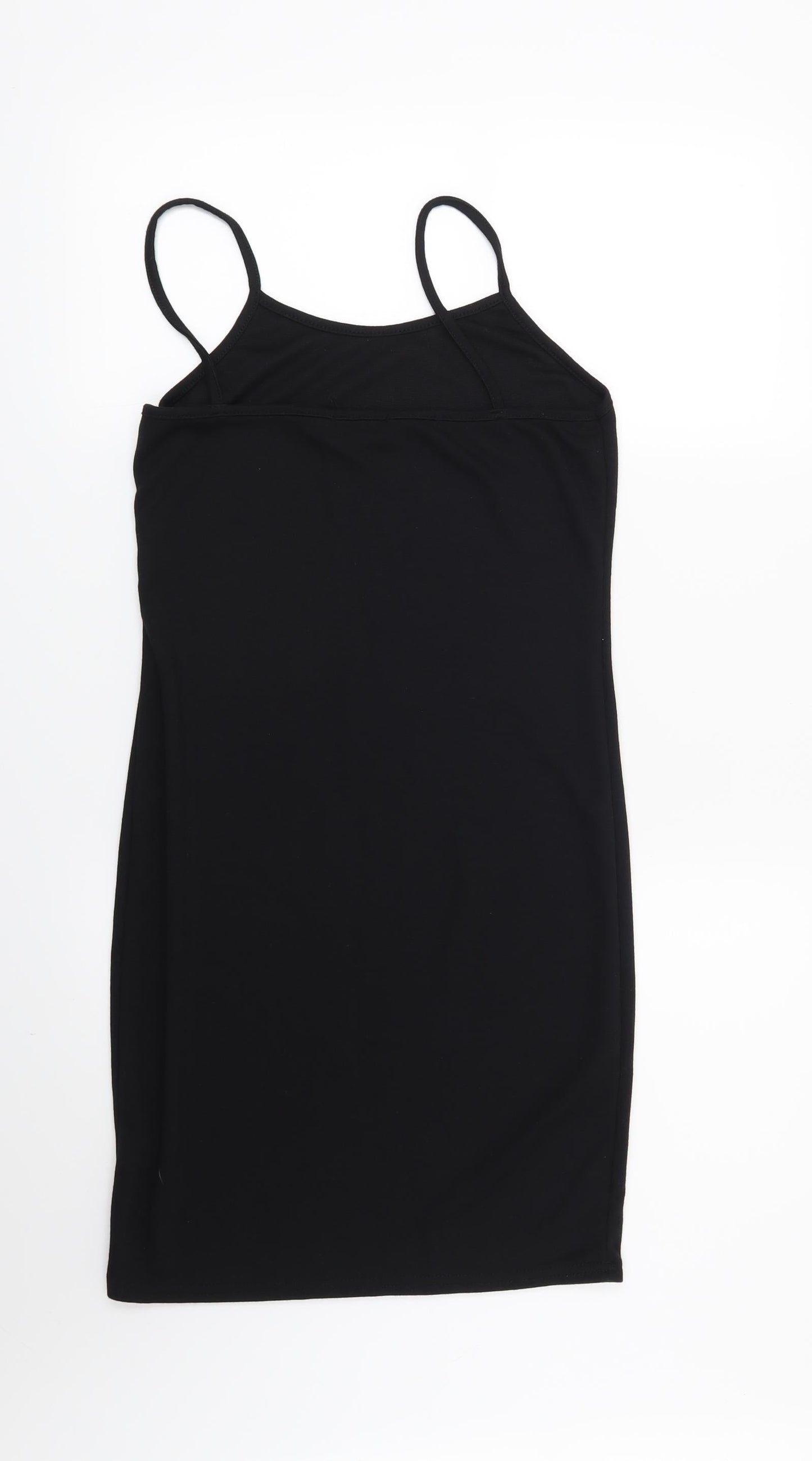Preworn Womens Black   T-Shirt Dress  Size 10