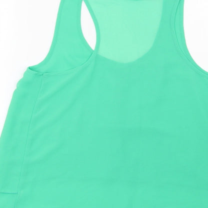 Preloved H&M Womens Green   Basic Blouse Size 8 - Label