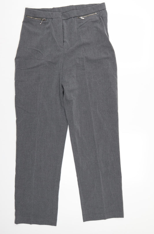 magi Womens Grey   Trousers  Size 16 L31 in